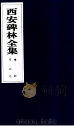 西安碑林全集 24卷 碑刻 1999 PDF电子版封面 7806326162 高峡主编;李林娜,王原茵,王其祎副主编
