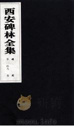 西安碑林全集 49卷 碑刻 1999 PDF电子版封面 7806326162 高峡主编;李林娜,王原茵,王其祎副主编