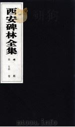 西安碑林全集 54卷 碑刻 1999 PDF电子版封面 7806326162 高峡主编;李林娜,王原茵,王其祎副主编