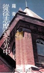 从徐志摩到余光中   1979  PDF电子版封面    罗青著 