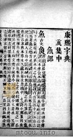康熙字典  亥集中     PDF电子版封面    （清）张玉书等撰 