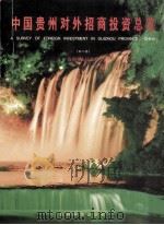 中国贵州对外招商投资总览 第3卷 1997 PDF电子版封面 7805847517 贵州省人民政府办公厅,经贸世界杂志社编