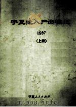 宁夏投入产出模型1987  上（ PDF版）