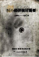 国外经济统计提要  1949-1972年（1973 PDF版）