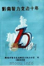 黔南智力支边十年 1993 PDF电子版封面 兰天权主编
