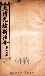 大清光绪新法令  第17册（ PDF版）