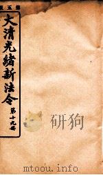 大清光绪新法令  第19册（ PDF版）