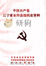 中国共产党辽宁省东沟县组织史资料 1945-1987 1991 PDF电子版封面 中共东沟县委组织部,中共东沟县委党史工作办公室,东沟县档案局