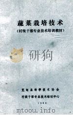 蔬菜栽培技术  村级干部专业技术培训教材（1989 PDF版）
