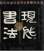 书法现代  现代书画会书法首展作品选（1986.04 PDF版）
