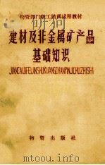 建材及非金属矿产品基础知识（1982 PDF版）