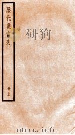 钦定历代职官表  21（ PDF版）