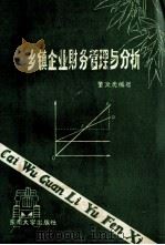 乡镇企业财务管理与分析 1989 PDF电子版封面 7810232290 董文虎编著