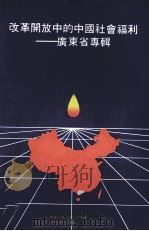 改革开放中的中国社会福利 广东省专辑 1989 PDF电子版封面 香港社会工作人员协会,广东省民政学会合编