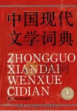 中国现代文学词典 第1卷 小说卷 1989 PDF电子版封面 7219013752 徐乃翔主编