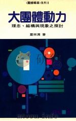 大团体动力 理念、结构与现象之探讨 1994 PDF电子版封面 9576931428 夏林清著