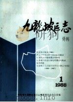 九龙坡区志资料（1988 PDF版）