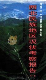 西北民族地区现状考察报告 第1集 1996 PDF电子版封面 7542104519 西北民族学院科研处编