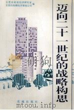 迈向二十一世纪的战略构想 1994 PDF电子版封面 7536019335 东莞市政府经济研究室,东莞市纵横经济策划公司编