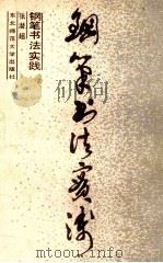 钢笔书法实践 1987 PDF电子版封面 7560200915 张潜超著
