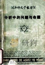 分析中的问题与命题（ PDF版）