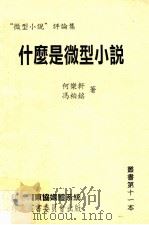 “微型小说”评论集  什么是微型小说丛书  第11本（ PDF版）