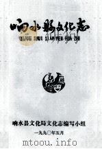 响水县文化志 1990 PDF电子版封面 响水县文化局文化志编写小组