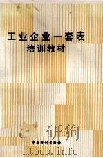 工业企业一套表培训教材 1992 PDF电子版封面 7503709618 李明清主编;鞠华,雷平静副主编