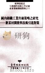 经济部委托引进国外技术工作计划产业发展环境对策之六  国内纺织工业升级策略之研究  新素材开发与技术引进对策   1991  PDF电子版封面    刘泰英，陈敦礼计划主持；柯胜挥协同主持 