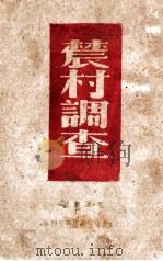 农村调查（1941 PDF版）