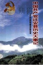 中国共产党迁安县历史大事记 1998 PDF电子版封面 7801362586 张玉泉主编;中共迁安市委党史研究室编