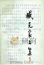 藏克家文集 第5卷 小说·杂文及其他 1925-1993 1994 PDF电子版封面 7532911624 藏克家著