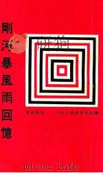 刚河暴风雨回忆 1969 PDF电子版封面 沈观鼎著