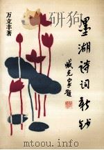 墨湖诗词新钞 1990 PDF电子版封面 万立丰著