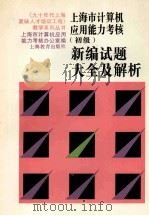 上海市计算机应用能力考核  初级  新编试题大全及解析   1996  PDF电子版封面  7532048616  上海市计算机应用能力考核办公室编 