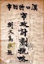 汉口特别市市政计划概略 1929 PDF电子版封面 汉口特别市政府秘书处编
