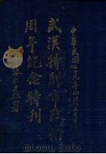 武汉特别市政府周年纪念特刊 1940 PDF电子版封面 (伪)武汉特别市政府编