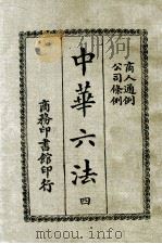 中华六法 4 商人通例 公司条例 1920 PDF电子版封面 商务印书馆编译所编
