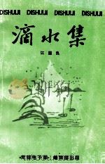 滴水集 DISHUIJI 1995 PDF电子版封面 江国良