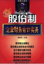 股份制企业财务会计实务   1998  PDF电子版封面  7801142314  崔建民主编；陈雨露副主编 