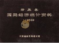 封丘县国民经济统计资料 1984 1985 PDF电子版封面 河南省封丘县统计局编