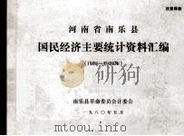 河南省南乐县国民经济调查统计主要资料汇编 1966-1970 1980 PDF电子版封面 南乐县革命委员会计委会编