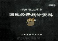 河南省卫辉市国民经济统计资料 1991年 1992 PDF电子版封面 卫辉市统计委员会编