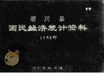 淅川县国民经济统计资料 1989年 1990 PDF电子版封面 淅川县统计局编