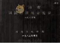 河南省国民经济统计提要  1984（1985 PDF版）