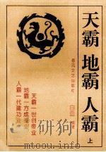 天霸 地霸 人霸 上 1993 PDF电子版封面 7531312511 白血编著