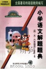 小学语文解题题典 四、五、六年级用 1997 PDF电子版封面 7560219500 宋喜荣主编;赵晓燕,姚文霞,胡岩等编