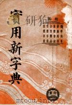 实用新字典 1947 PDF电子版封面 张廷华著