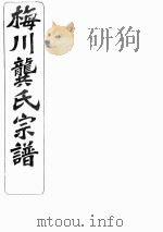 梅川龚氏宗谱  卷8  下（ PDF版）