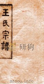 王氏宗谱  2（ PDF版）